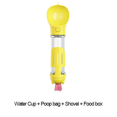 đ„€ Gourde 3âenâ1 âAquaPoopâ â Eau, Snacks & Sachets, en balade
