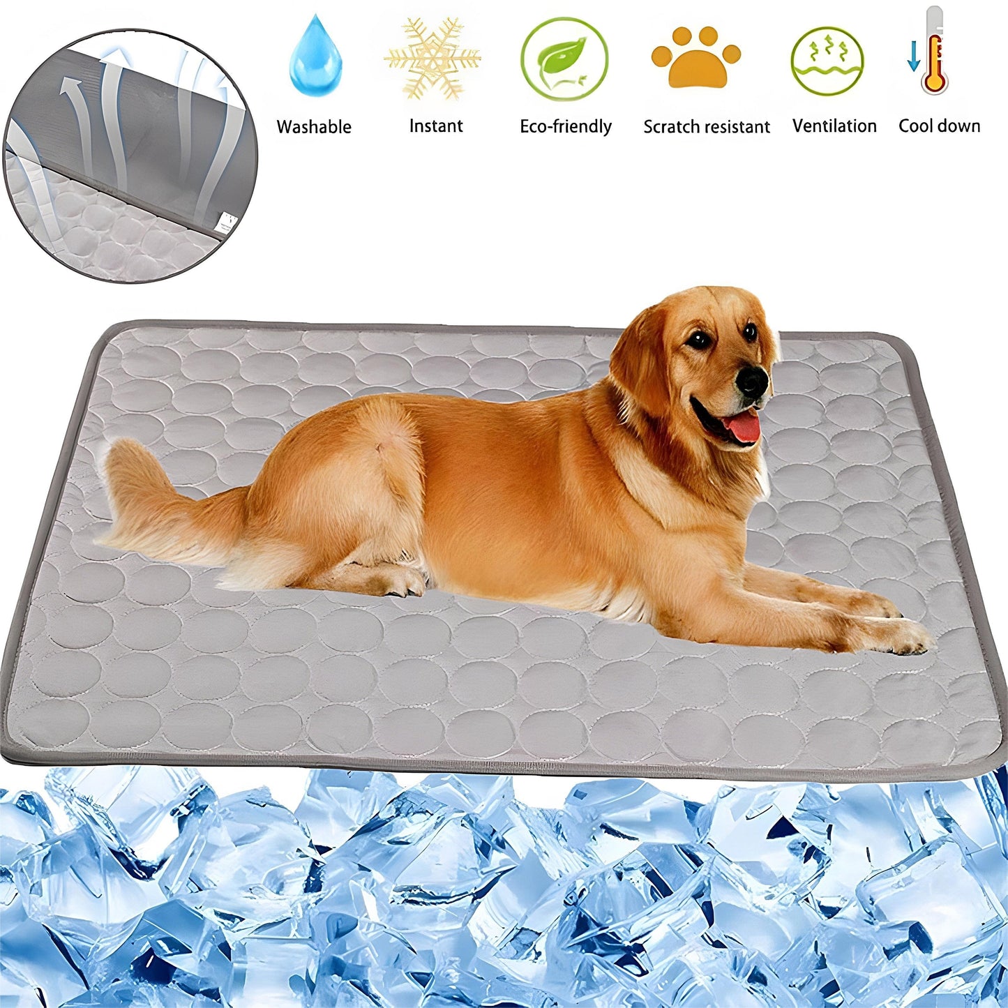 🧊 Tapis rafraîchissant Cool Med (chien et chat)